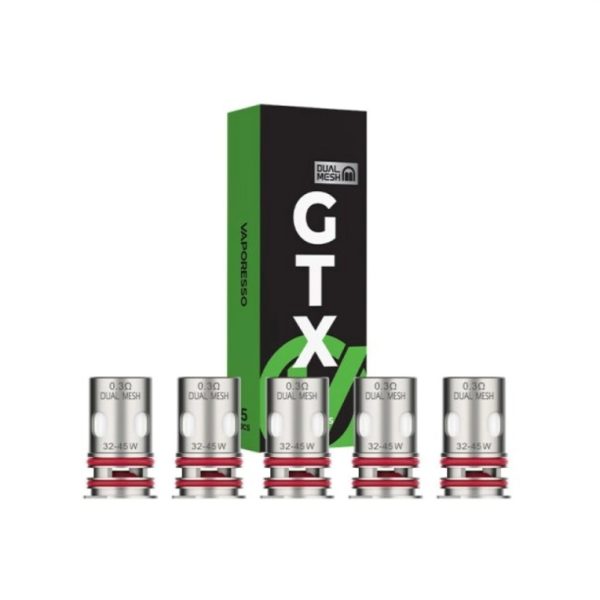 Vaporesso GTX Dual Mesh 0.30ohm Coil (5-Pack)