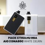Cthulhu RBA AIO 2 DNA80C White Delrin Mod
