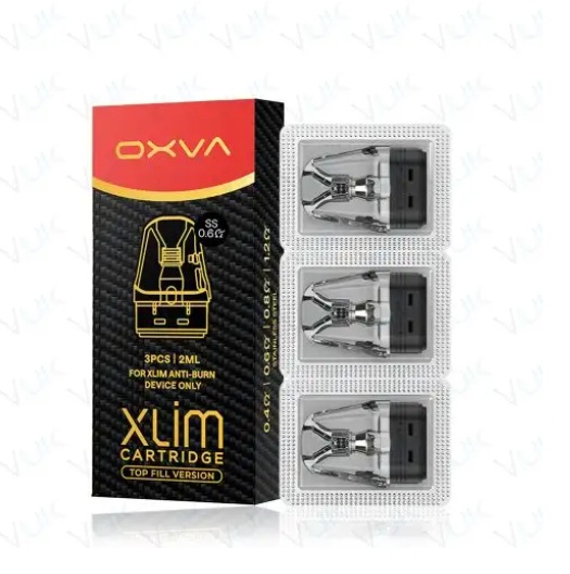 OXVA Xlim Pod Substituição Top Fill SS (3-Pack)